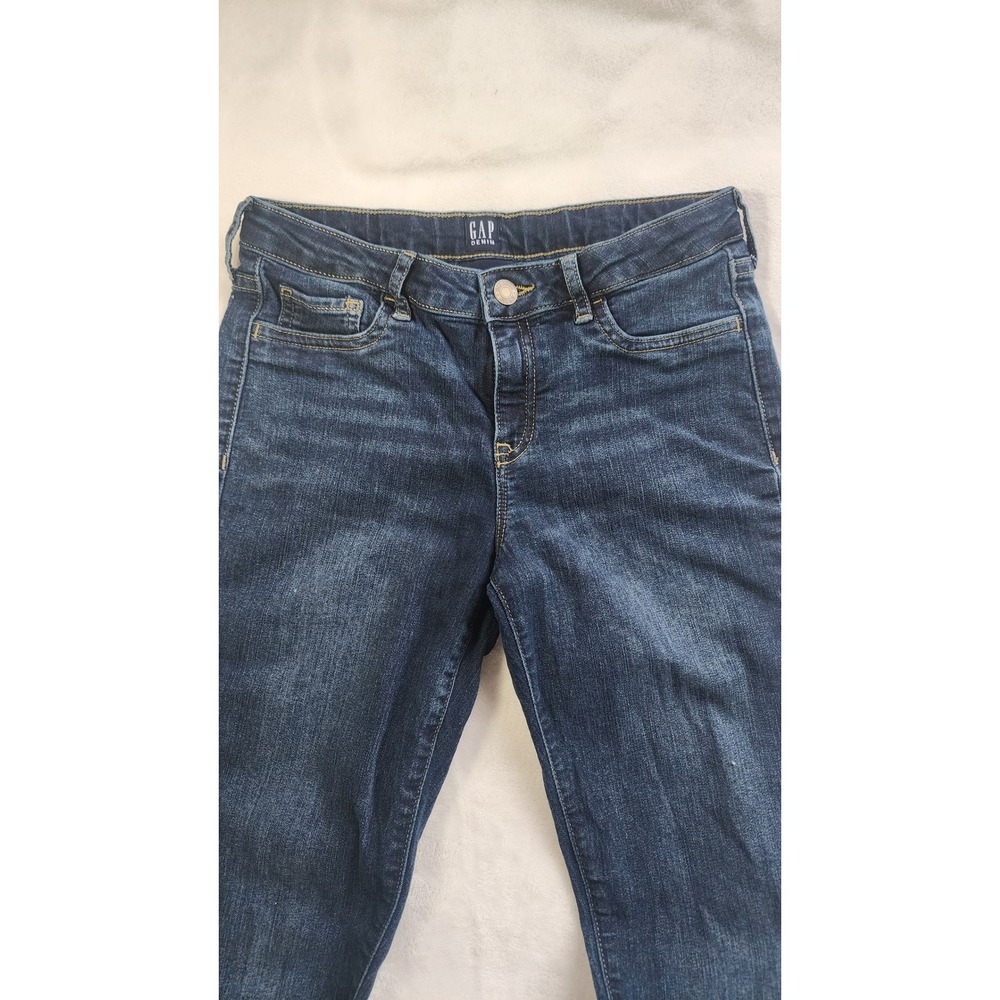 Gap Kids Girls Stretch Super Skinny Jeans Dark Wash Denim Size 14